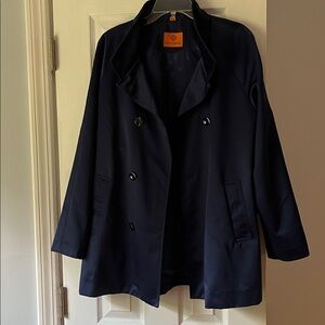 Gorgeous Judy Crowell dark blue jacket. Size L.